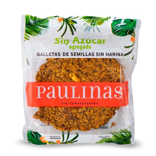 GALLETA PAULINAS S/AZUCAR SIN HARINA 120GR