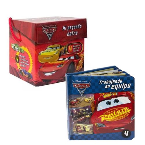 LIBRO THE NOVELTY BOOK DISNEY MI PEQUEÑO COFRE CARS 3