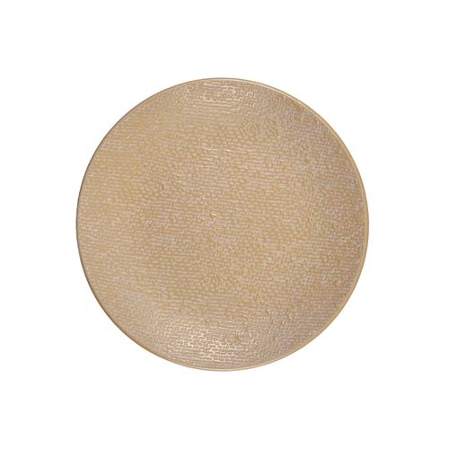 PLATO CELESTE 24MA004-2 POSTRE STONE BEIGE CERAMICA 20CM