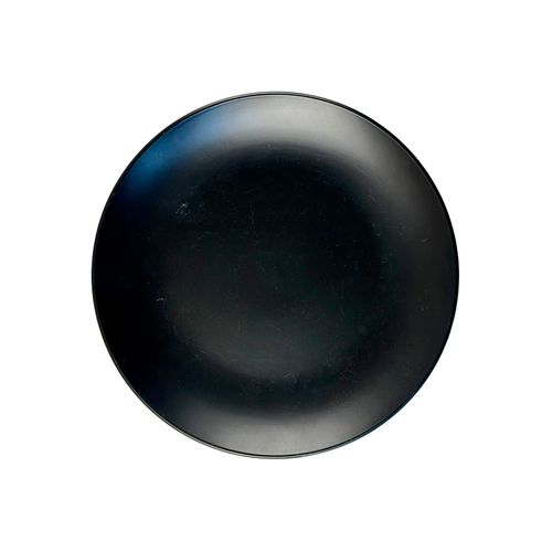 PLATO CELESTE 22MA003-4 PLANO NEGRO CERAMICA 28CM