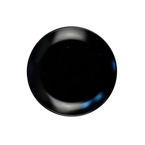 PLATO CELESTE 22MA003-5 POSTRE NEGRO CERAMICA 20CM