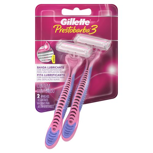 Afeitadora Gillette Prestobarba 3 2Un Mujer