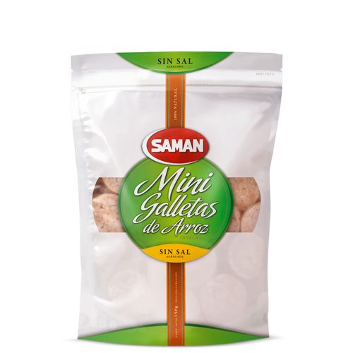 Galleta Saman De Arroz Mini Sin Sal 150g