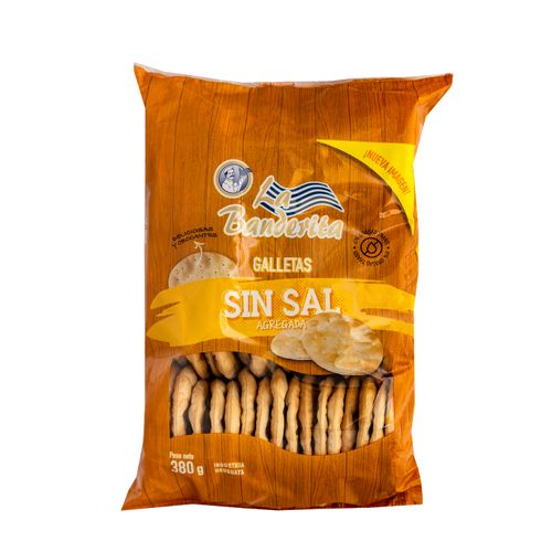 Galleta La Banderita Sin Sal 380Gr