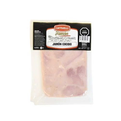 JAMON CATTIVELLI SI SAL A/V 200GR POUCH AL VACÌO