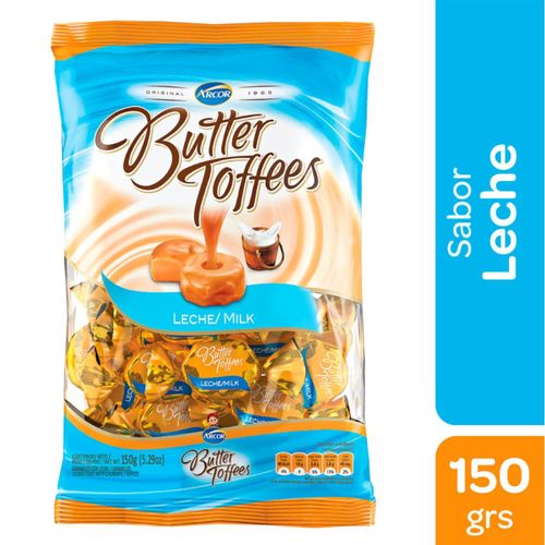 Caramelo Arcor Butter Tofee 140Gr