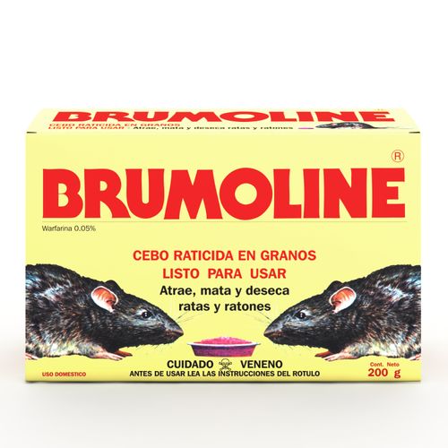 Raticida Brumoline Clpu Estuche 200Gr .