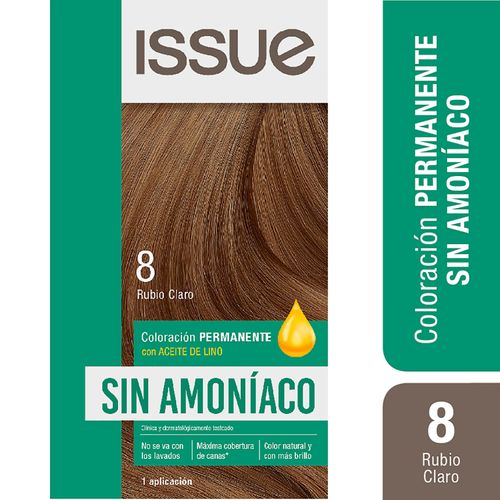 COLORACION ISSUE RUBIO CLARO N*8 KIT C10 47GR