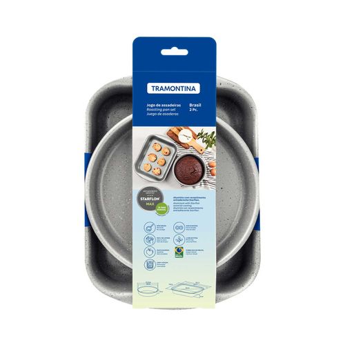 JUEGO TRAMONTINA DE ASADERAS TEFLON NEGRA