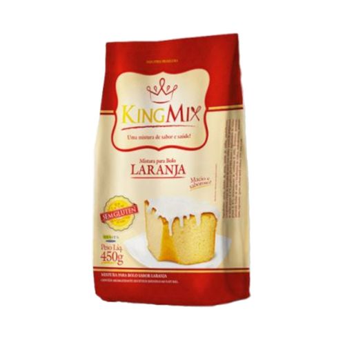 PRE MEZCLA KING MIX BIZCOCHUELO NARANJA 450G SIN GLUTEN