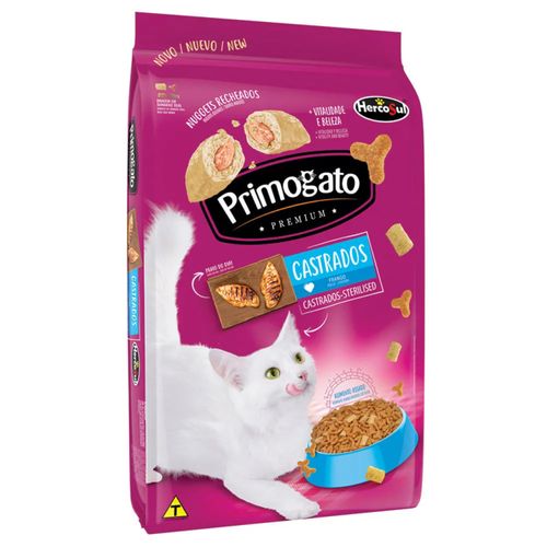 ALIMENTO PRIMOGATO GATO CASTRADO 1KG