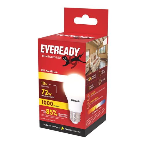 LAMPARA EVEREADY E303958600 LED 10W CALIDA