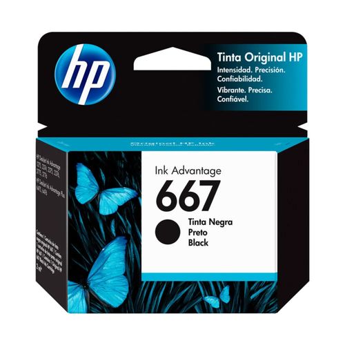 CARTUCHO HP 667 NEGRO