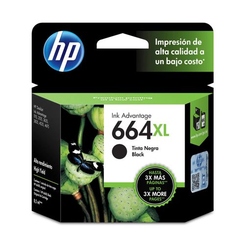 CARTUCHO HP 664 XL NEGRO