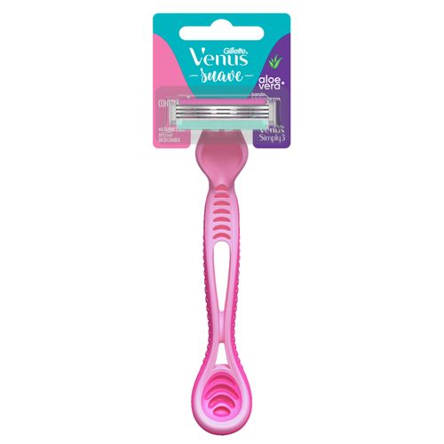 Afeitadora Gillette Venus 3 Rosa 1Un Simply Mujer Dispenser