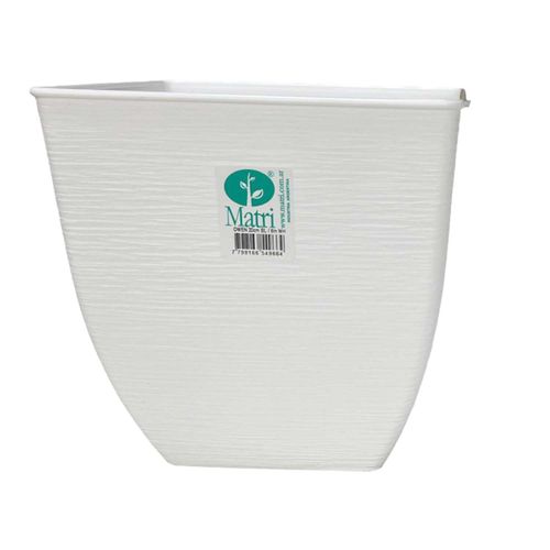 Maceta Owen Blanca 25Cm
