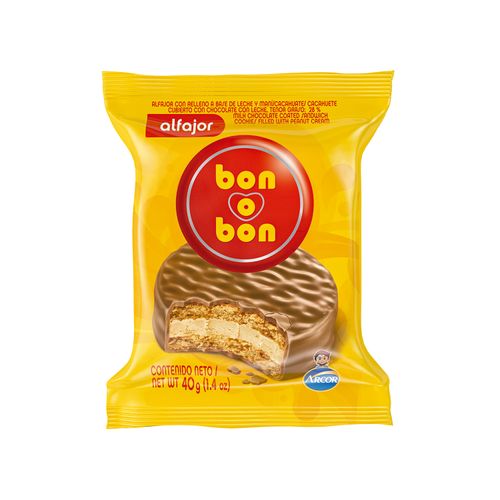 Alfajor Arcor Bon O Bon Leche 40Gr .