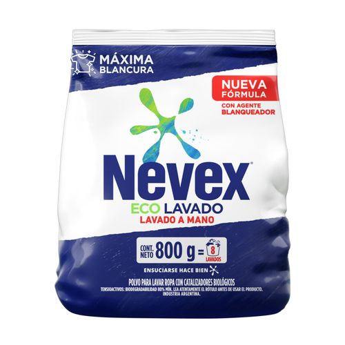Jabon En Polvo Nevex Mano Multiaccion 800Gr
