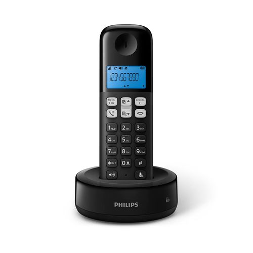 TELEFONO PHILIPS D1311B/77 INALAMBRICO NEGRO