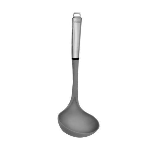 CUCHARON M-W80 DE NYLON MANGO ACERO INOXIDABLE