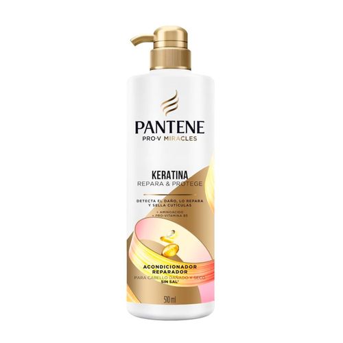 ACONDICIONADOR PANTENE KERATINA CON KERATINA Y SIN SAL 510ML
