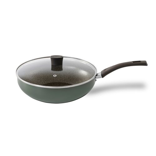 WOK MULTIFLON LINEA EKO C/TAPA 28CM
