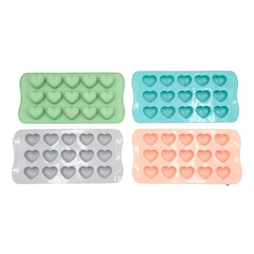 MOLDE YH-039 P/BAKERY/CHOCOLATE SILICONA FORMA CORAZONES