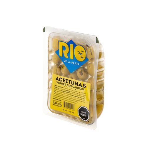 Aceitunas Verde Rio De La Plata Sin Carozo Sachet 180 g