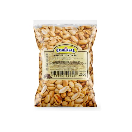 MANI EL COMENSAL CON SAL FRITO 250GR