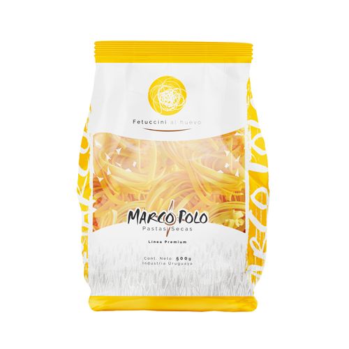Fideos Marcopolo Premium Al Huevo Fettuccini 500Gr