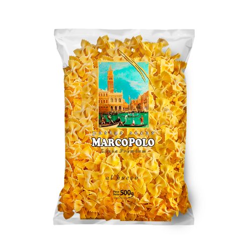 Fideos Marcopolo Premium Al Huevo Corbatita 500Gr