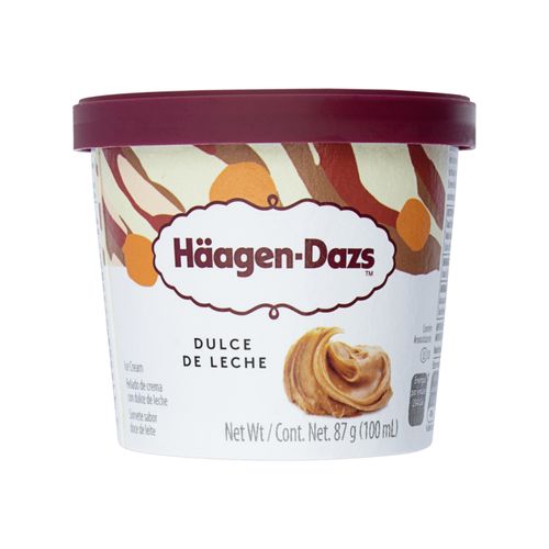 Helado Haagen Dazs Mini Cup Dulce De Leche 100Ml