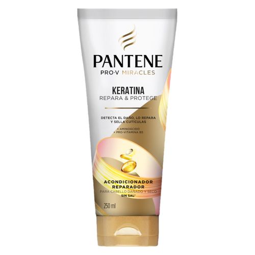 TRATAMIENTO PANTENE PRO-V MIRACLES KERATINA Y SIN SAL 250ML