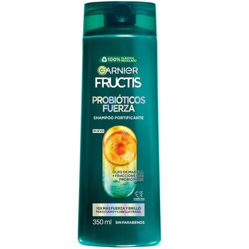 SHAMPOO GARNIER FRUCTIS PROBIOTICOS FUERZA 350ML