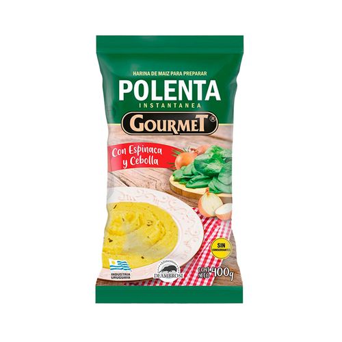 Polenta Gourmet Espinaca Y Cebolla 400Gr