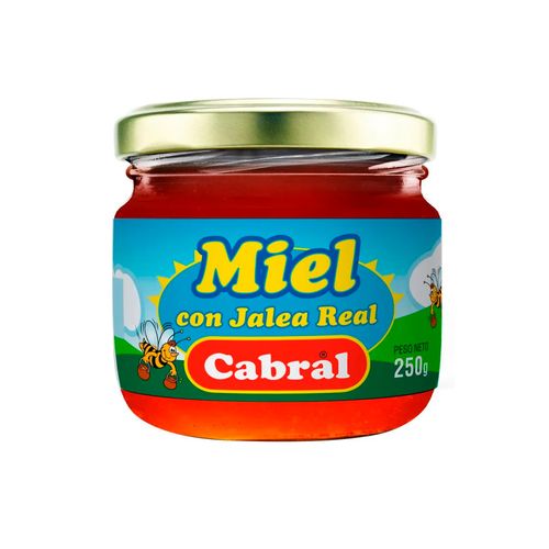 Jalea Real Cabral Con Miel 250Gr