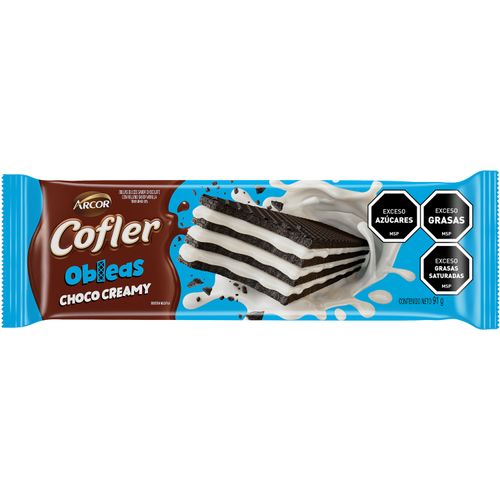 GALLETA COFLER OBLEA CHOCOLATE,VAINILLA 91GR