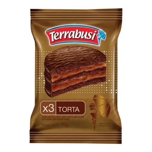 Alfajor Terrabusi Triple Torta 70Gr