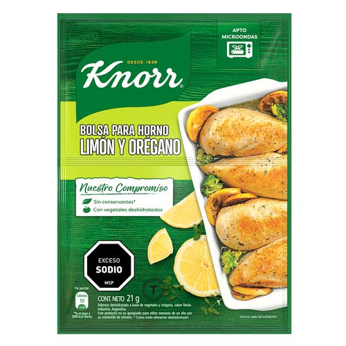 Sazonador Knorr Pollo Limon-Oregano 25Gr