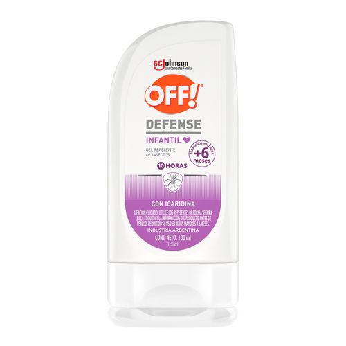 REPELENTE OFF GEL DEFENSE INFANTIL 100ML