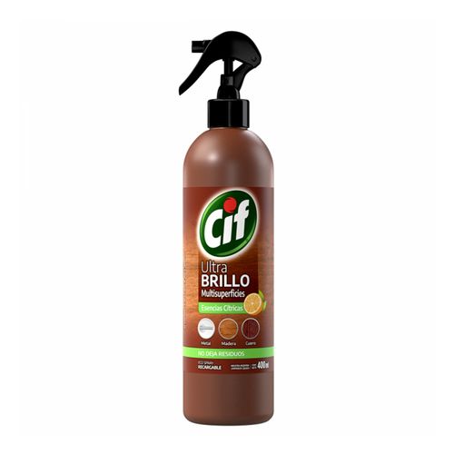Lustramuebles Cif Brillo Esenc Cit Regular Gatillo 400Ml