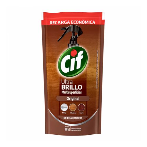 Lutramuebles Cif Ultra Brillo Doy Pack 380Ml
