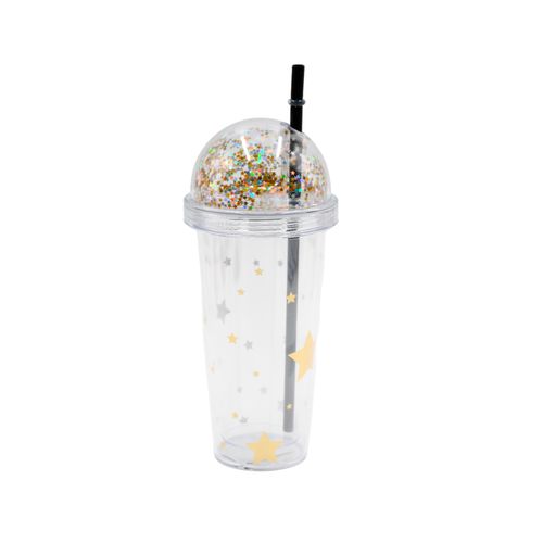 VASO JL38029 SORBITO 380ML DIVERTIDO DORADO