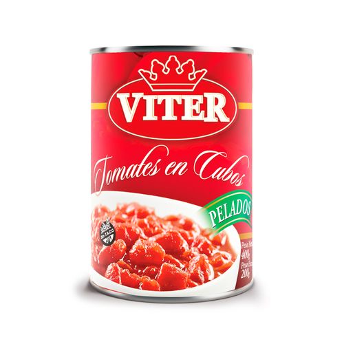 Tomate Viter En Cubo Lata 400G