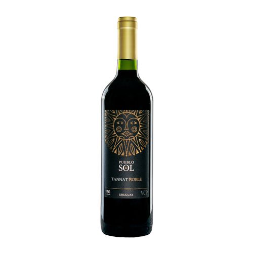 Vino Pueblo Del Sol Roble Tannat 750Cc .