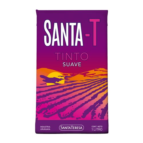 VINO SANTA-T TINTO TETRA 1 L
