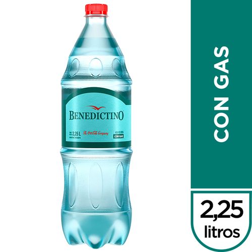 Agua Benedictino Con Gas 2.25Lt