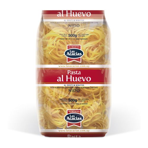 Fideos Las Acacias Al Huevo Nido 2 500Gr