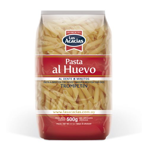 Fideos Las Acacias Al Huevo Trompetin 500Gr