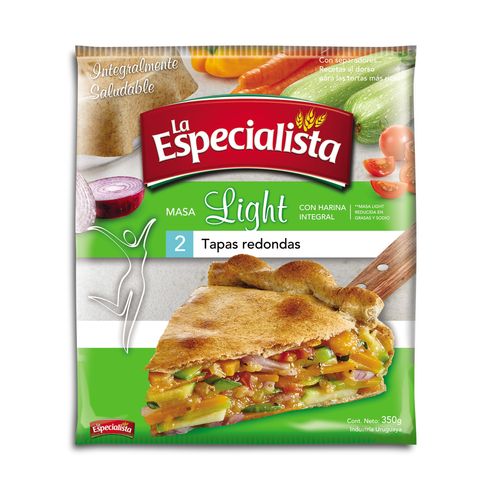 Tapa Fresca La Especialista Light Redonda